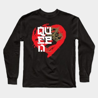 Queen of Hearts Long Sleeve T-Shirt